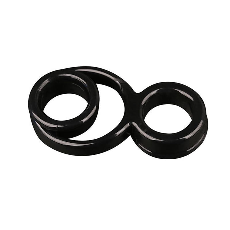 Black-Reusable-Penis-Ring-Delay-Ejaculation-Silicone-Triple-ring-Cock-Ring-Cockring-Prolong-Scrotum-Erection-Sex-3