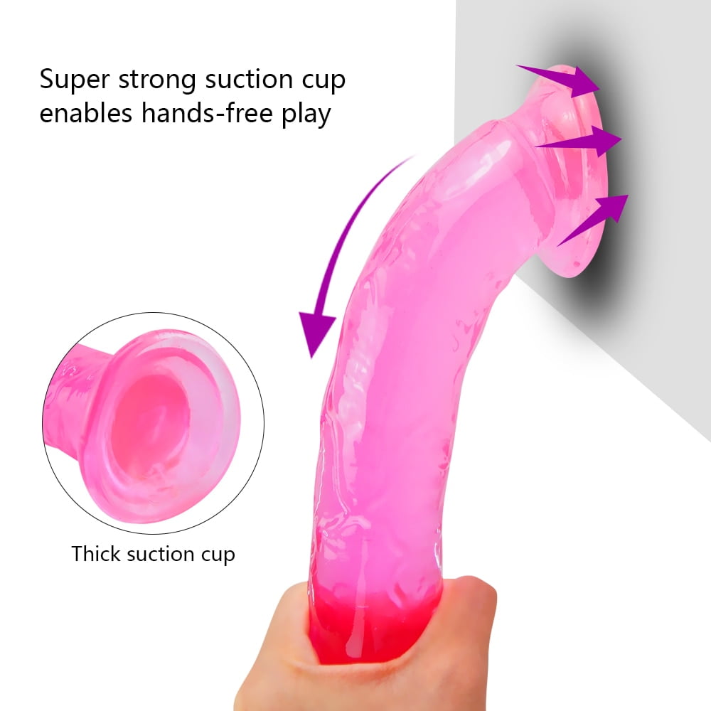 Dildo-Penis-Soft-Jelly-Erotic-Strap-on-Dildo-for-Anal-Butt-Plug-Realistic-Strong-Suction-Cup-2